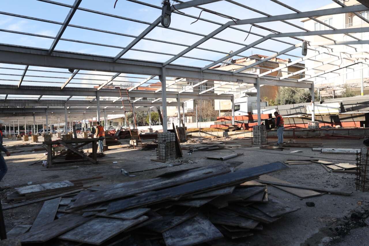 Yatağan Pazaryeri Yenileniyor: Modern ve Konforlu Bir Alan Oluşturuluyor 4